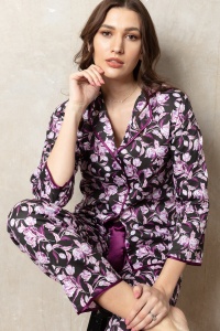 Wild Iris  Cotton Sateen Pyjama set